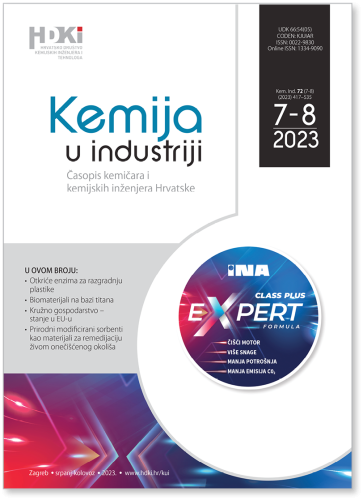 KEMIJA U INDUSTRIJI 7-8/2023 - NOVI BROJ