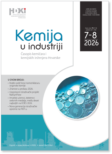 KEMIJA U INDUSTRIJI 7-8/2026 - NOVI BROJ