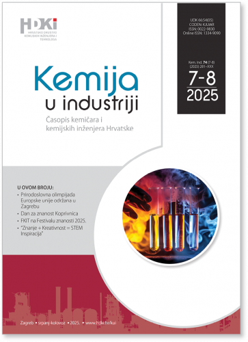 KEMIJA U INDUSTRIJI 7-8/2025 - NOVI BROJ