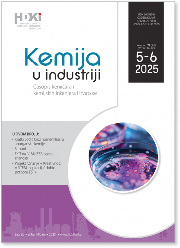 KEMIJA U INDUSTRIJI 5-6/2025 - NOVI BROJ