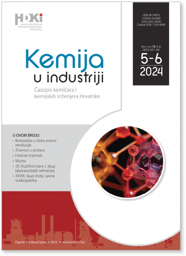 KEMIJA U INDUSTRIJI 5-6/2024 - NOVI BROJ