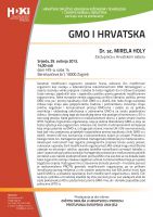 GMO I HRVATSKA (M. Holy)