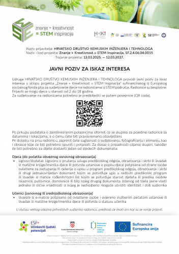 Javni poziv za iskaz interesa u...