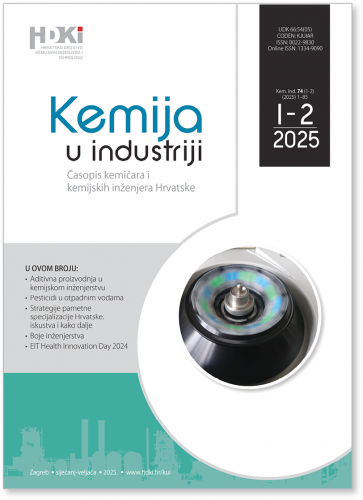 KEMIJA U INDUSTRIJI 1-2/2025 - NOVI BROJ