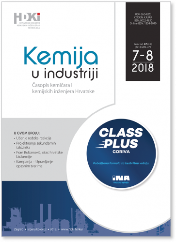 KEMIJA U INDUSTRIJI 7-8/2018 - NOVI BROJ