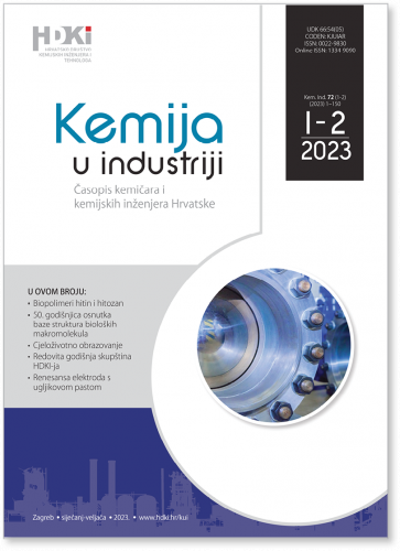 KEMIJA U INDUSTRIJI 1-2/2023 - NOVI BROJ