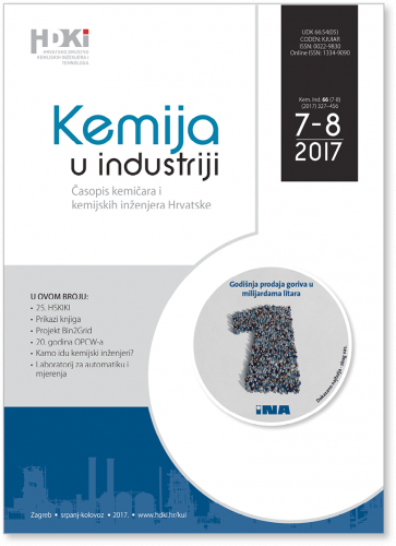 KEMIJA U INDUSTRIJI 7-8/2017 - NOVI BROJ